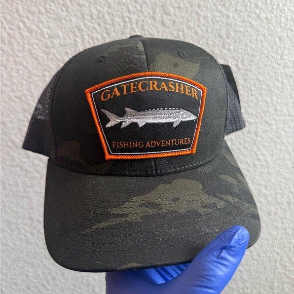 The Classics Yupoong Men's fish heads gatecrasher Snapback Hat - Picture 7 of 7